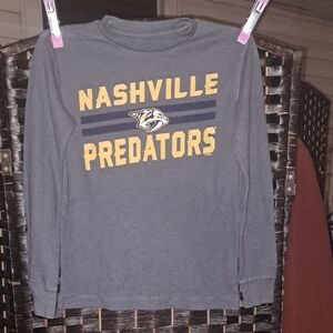 NHL Boys Gray Ribbed Shirt